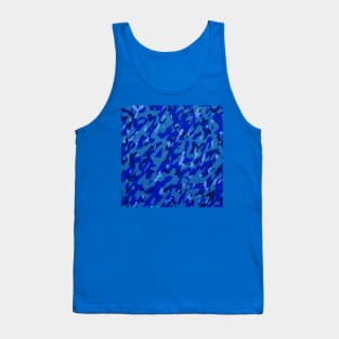 Camouflage - Blue Tank Top